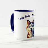 Geen Beet Geen Pret Hond Meme Mok (Voorkant links)