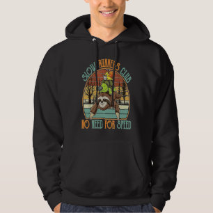 Geen behoefte aan snelheid langzame hardloper team hoodie