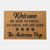 Geen behoefte om grappig gepersonaliseerd huisdier deurmat (Voorkant)