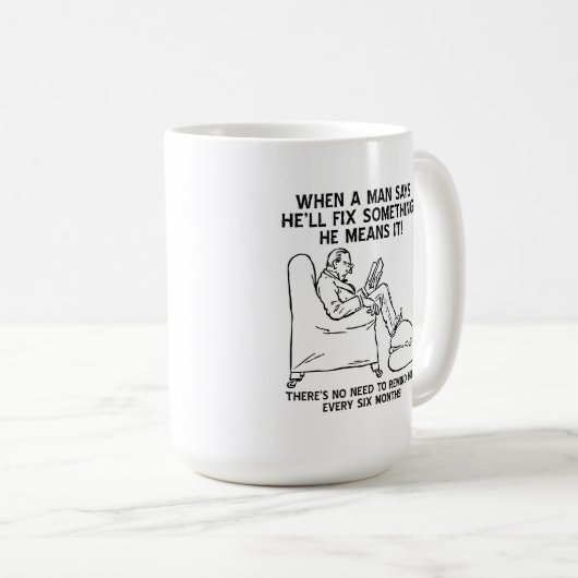 Geen behoefte om zijn Mok te herinneren (Voorkant rechts)