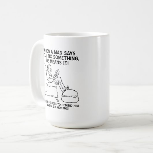 Geen behoefte om zijn Mok te herinneren (Voorkant links)