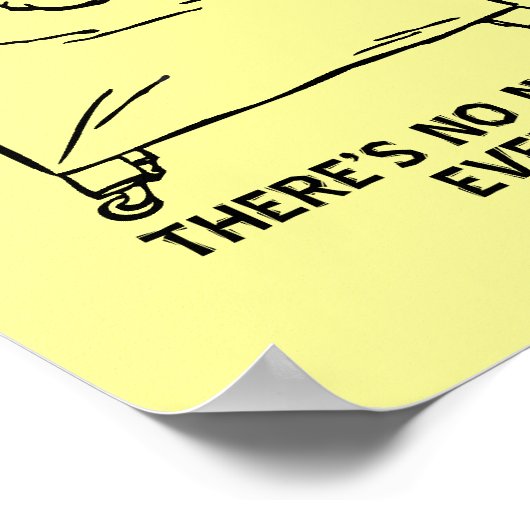 Geen behoefte om zijn Poster te herinneren (Hoek)