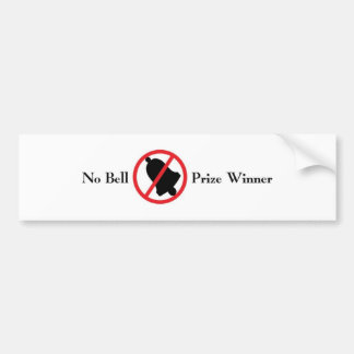 Geen bel bumpersticker