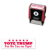Geen belasting op tips Stem Trump 2024 Ontvangst / Zelfinktende Stempel (In situ)