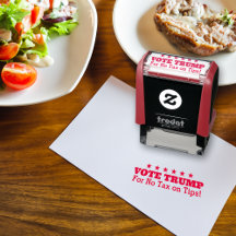 Geen belasting op tips Stem Trump 2024 Ontvangst /