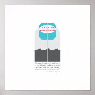 Geen belasting zonder vertegenwoordiging poster