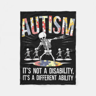 Geen beperking, een andere vaardigheid Autisme S Fleece Deken