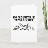Geen berg is te hoog kaart (Voorkant)
