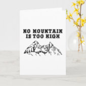 Geen berg is te hoog kaart (Gele Bloem)