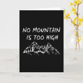 Geen berg is te hoog kaart (Gele Bloem)