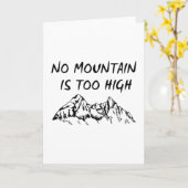 Geen berg is te hoog kaart (Gele Bloem)