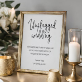 Geen bericht op sociale media Ongestopte bruiloft Poster