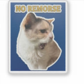 Geen berouw sticker (Voorkant)