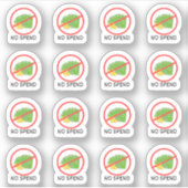 Geen bestedingsdag geld besparen budget tracking p sticker (Voorkant)