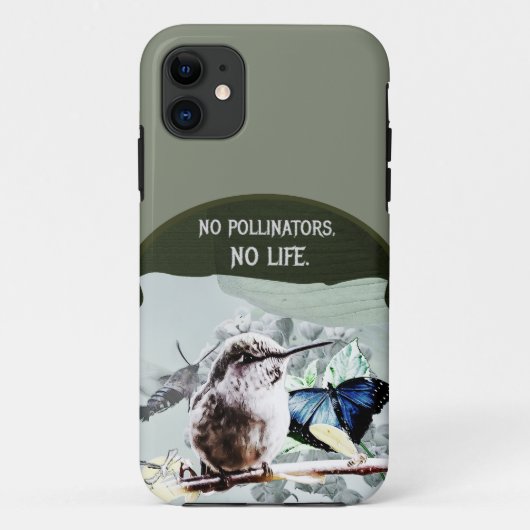 Geen bestuivers, geen leven Case-Mate iPhone case (Achterkant)
