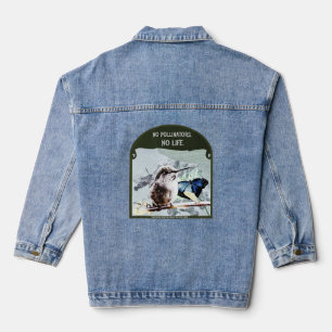 Geen bestuivers, geen leven denim jacket