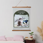 Geen bestuivers, geen leven hangend wandkleed (Slaapkamer)