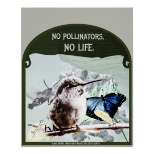 Geen bestuivers, geen leven perfect poster