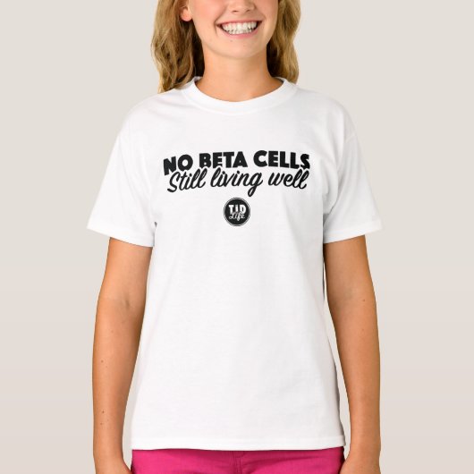 Geen bèta-cellen (meisjes) t-shirt (Voorkant)