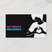 Geen Betaalkaarten meer (transgender) Visitekaartje (Voorkant)