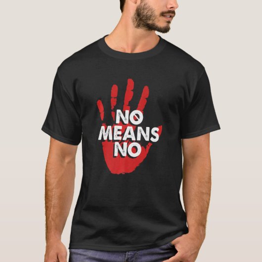 Geen betekent geen Kindness Anti Bullying T-shirt (Voorkant)