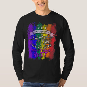 Geen betreurt Tattoo Inked Piercing Rock Punk Dark T-shirt