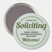 Geen (bewerkbare) ingang voor de voordeur magneet (Voorkant / Achterkant)