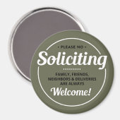 Geen (bewerkbare) ingang voor de voordeur magneet (Voorkant / Achterkant)