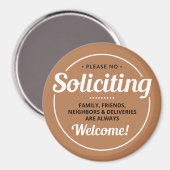 Geen (bewerkbare) ingang voor de voordeur magneet (Voorkant / Achterkant)