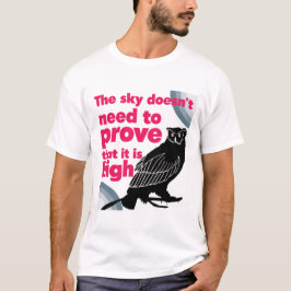 Geen bewijs nodig - Sky Owl T-shirt