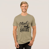 Geen bezwaar als ik rook Tri-Blend shirt (Voorkant volledig)