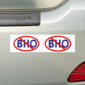 Geen BHO 2012 Bumpersticker (Op auto)