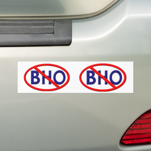 Geen BHO 2012 Bumpersticker (Op auto)