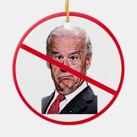 GEEN BIDEN KERAMISCH ORNAMENT (Achterkant)