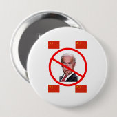 GEEN BIDEN RONDE BUTTON 4,0 CM (Voorkant /achterkant)