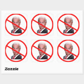 GEEN BIDEN VIERKANTE STICKER (Vel)