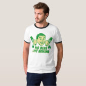 Geen bier achteraan t-shirt (Voorkant volledig)