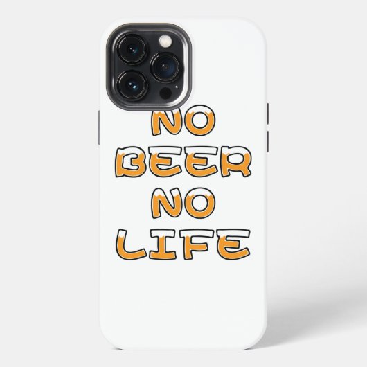 GEEN BIER GEEN LEVEN iPhone HOESJE (Achterkant)
