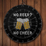 Geen bier nr. Cpure Ugly Sweater Dartbord<br><div class="desc">Geen Beer No Cheer is onze leuke slogan die klaar is om je lelijke trui over de feestdagen te vervelen. Een beetje alcohol kan met Kerstmis ver gaan. Zonder het hebt u het recht om een beetje rommelig te zijn. Met een klassiek breipatroon ben je zeker het middelpunt van de...</div>