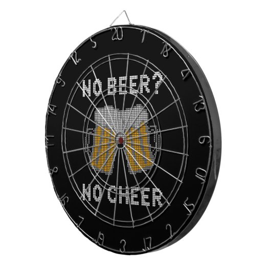 Geen bier nr. Cpure Ugly Sweater Dartbord (Voorkant Rechts)
