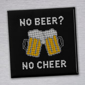 Geen bier nr. Cpure Ugly Sweater Magneet