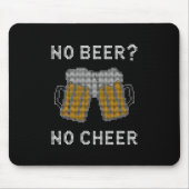 Geen bier nr. Cpure Ugly Sweater Muismat (Voorkant)