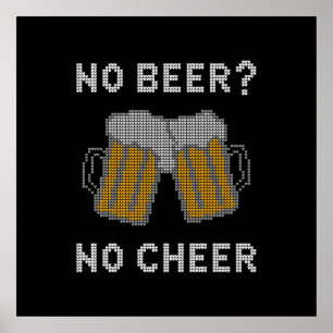Geen bier nr. Cpure Ugly Sweater Poster
