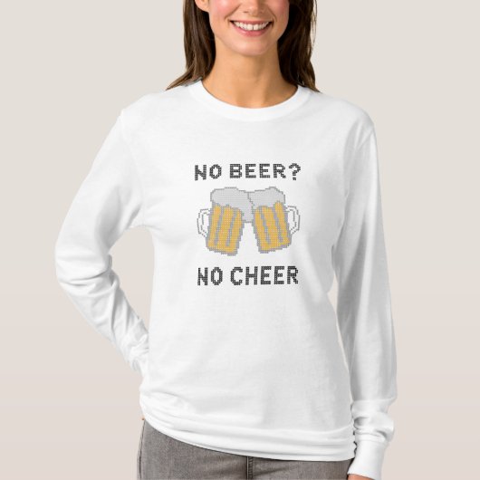 Geen bier nr. t-shirt (Voorkant)