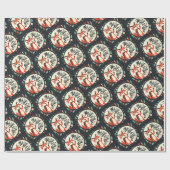 Geen bier voor je Christmas Fox Cadeaupapier (Vlak)