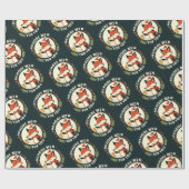 Geen bier voor u Christmas Fox Draft Cadeaupapier (Vlak)