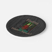 geen bigfoot papieren bordje (Gekanteld)