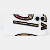 "Geen Bigiji" Tekstkunst Afdruk iPhone 16 Hoesje (Achterkant horizontaal)