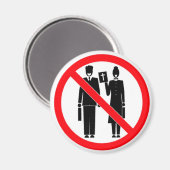 Geen bijbelduim magneet (Voorkant / Achterkant)