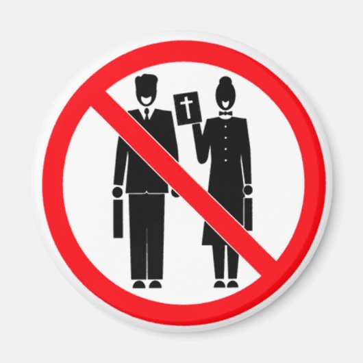 Geen bijbelduim magneet (Voorkant)